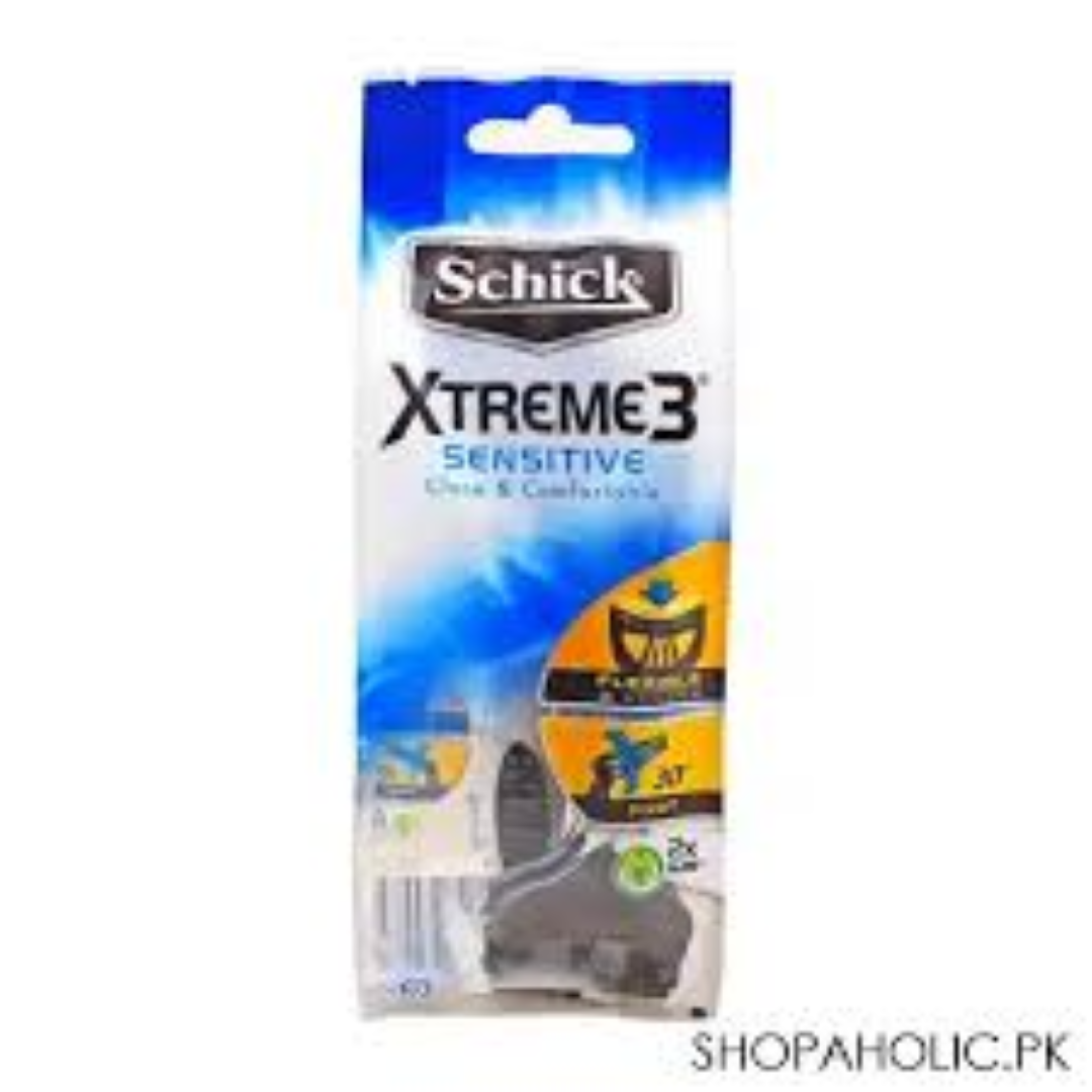 SCHICK ETREME3 SENSITIVE BLUE
